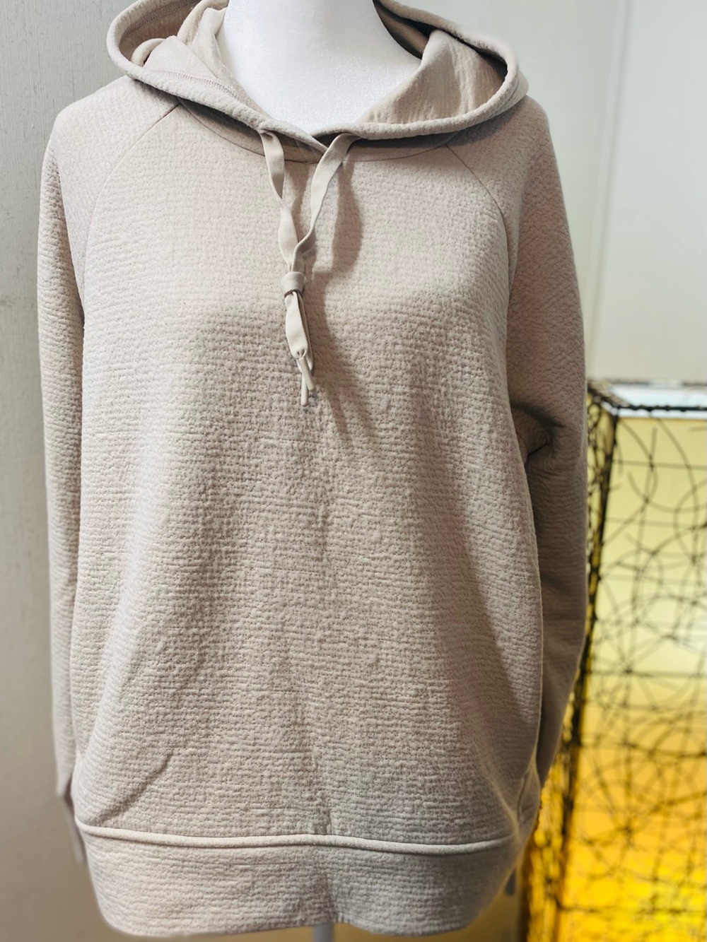 RBX Neutral Beige Knit Hoodie